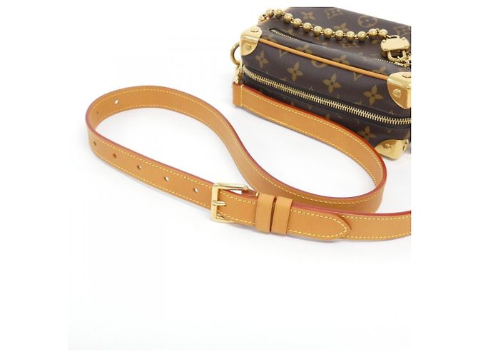 Borsa a tracolla Louis Vuitton Monogram Mini Soft Trunk Marrone - vista 6