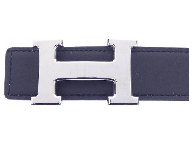 Hermès Hermes H 32mm Wendelgürtel Braun Schwarz - Ansicht 2