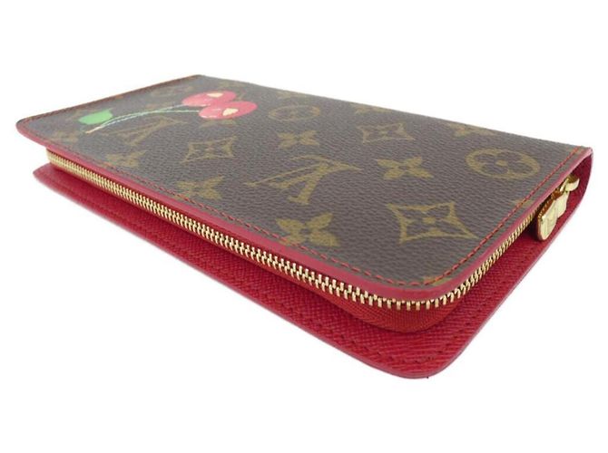 Louis Vuitton Monogram Cherry langes Portemonnaie Braun - Ansicht 3