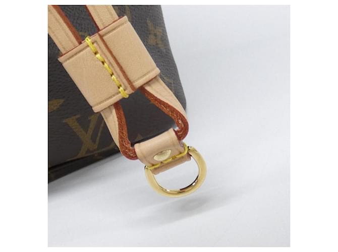Borsa Louis Vuitton Monogram Neverfull MM Marrone - vista 3