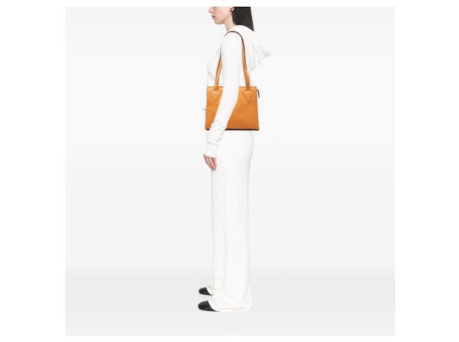 Tote LOEWE in pelle gialla Giallo Senape - vista 6