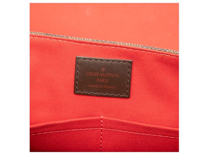 Louis Vuitton Brown Damiere Ebene Besace Rosebery Marrone - vista 5