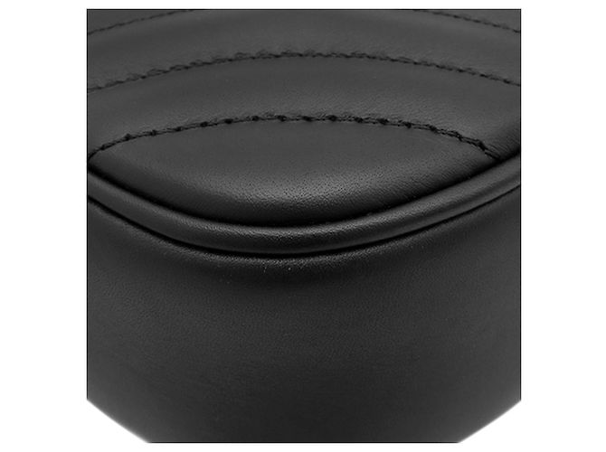 Louis Vuitton New Wave Heart Crossbody in pelle nera Nero - vista 8