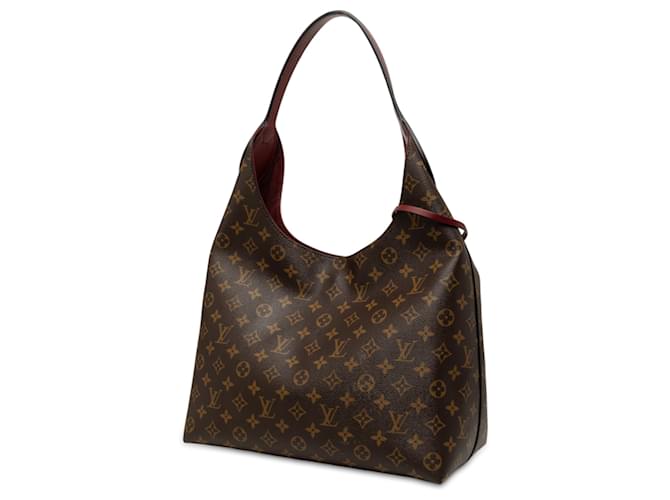 Louis Vuitton Brown Monogram Flower Hobo Marrone - vista 2