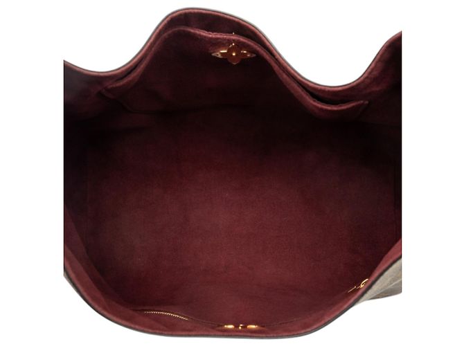 Louis Vuitton Brown Monogram Flower Hobo Marrone - vista 4