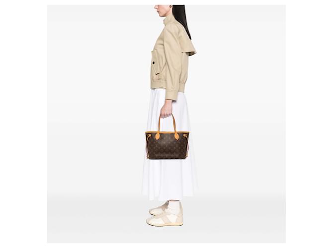 Louis Vuitton Brown Monogram Neverfull PM Marrone - vista 7