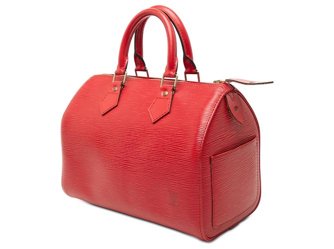 Louis Vuitton Red Epi Speedy 25 Rosso - vista 2