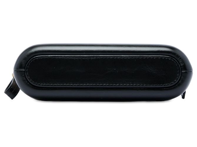 Clutch Gabrielle Double Zip con Catena in Vitello Invecchiato Bicolore Beige Chanel - vista 3