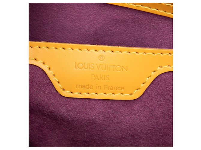 Louis Vuitton Yellow Epi Saint Jacques PM Long Strap Giallo - vista 5