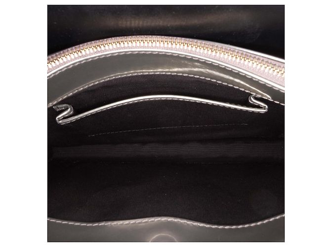 Bulgari Borsa a tracolla Bvlgari Silver Medium Patent Serpenti Forever Argento - vista 5