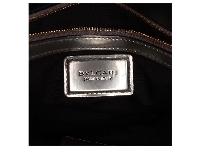 Bulgari Borsa a tracolla Bvlgari Silver Medium Patent Serpenti Forever Argento - vista 6