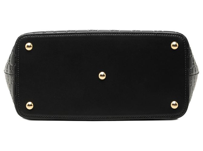 Borsa Tote Convertibile Guccissima Small Nera Gucci Nero - vista 3