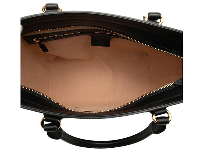 Borsa Tote Convertibile Guccissima Small Nera Gucci Nero - vista 4
