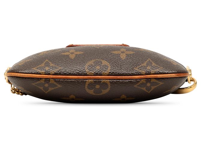 Louis Vuitton Brown Monogram Pochette Milla PM Marrone - vista 3