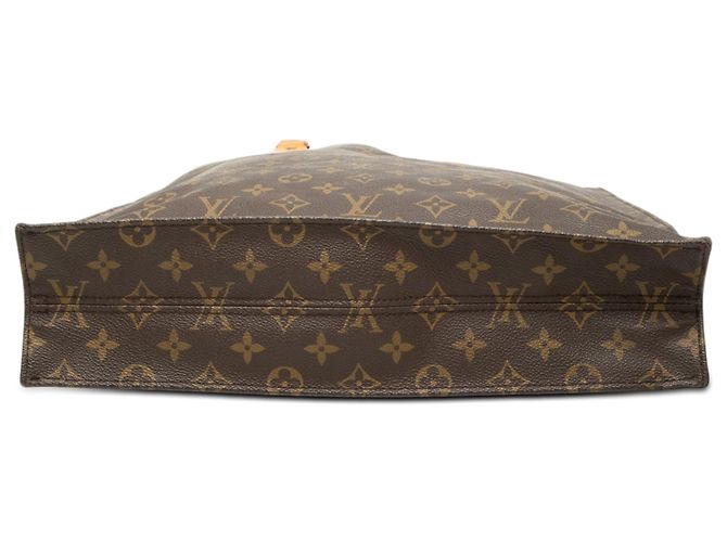 Louis Vuitton Brown Monogram Sac Plat Marrone - vista 3
