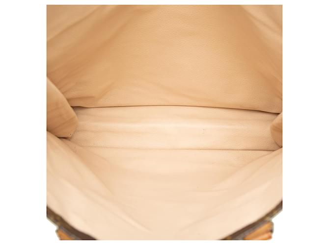 Louis Vuitton Brown Monogram Sac Plat Marrone - vista 4