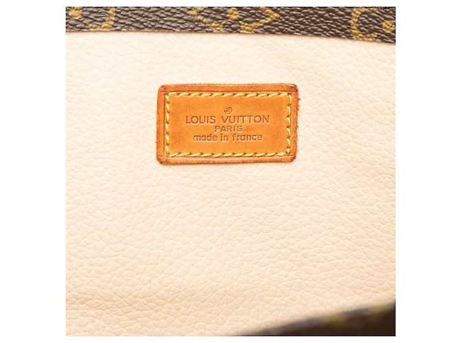 Louis Vuitton Brown Monogram Sac Plat Marrone - vista 5