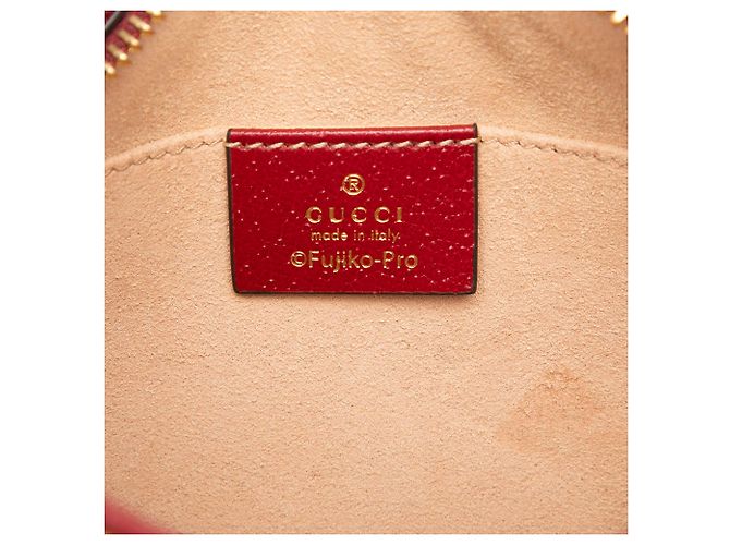 Mini borsa a tracolla Gucci Beige GG Supreme Doraemon - vista 5
