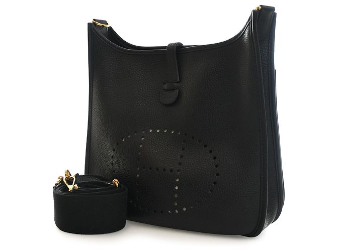 Hermès Black Clemence Evelyne III 29 Nero - vista 6