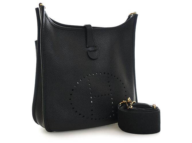 Hermès Black Clemence Evelyne III 29 Nero - vista 7