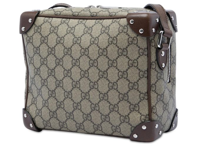 Gucci Beige GG Supreme Soft Trunk Crossbody - vista 2