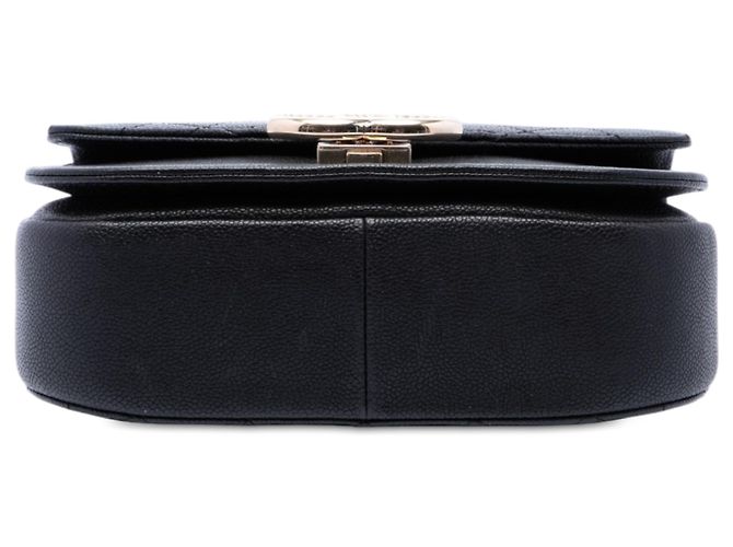 Chanel Black Paris Cuba Small Quilted Caviar Thread Around Flap Nero - vista 3
