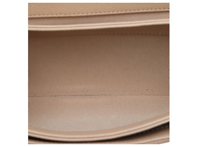 Chanel Beige Small CC Stitched Caviar and Suede Lady Coco Flap - vista 4