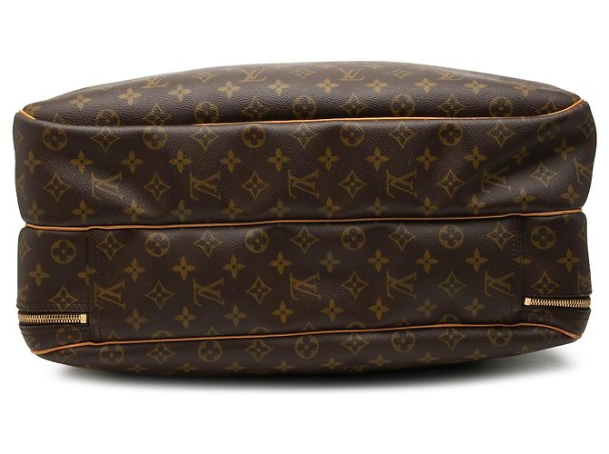 Louis Vuitton Brown Monogram Alize 24 Heures Marrone - vista 3