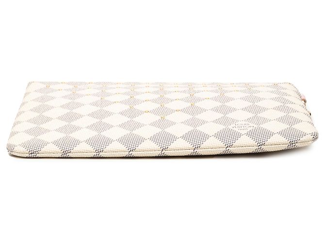 Louis Vuitton White Damier Azur City Pouch Bianco - vista 3