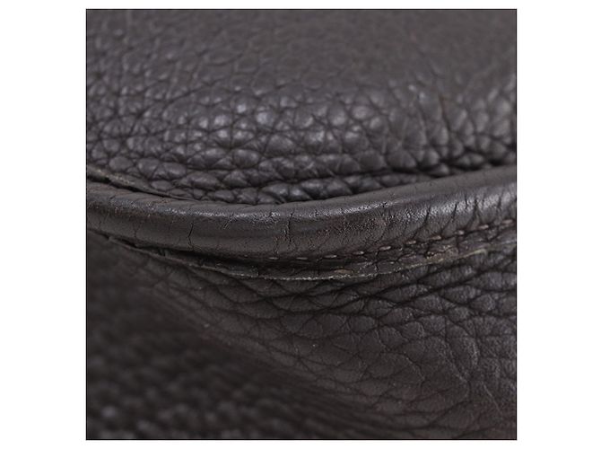 Hermès Brown Clemence Evelyne I 33 Marrone Marrone scuro - vista 11