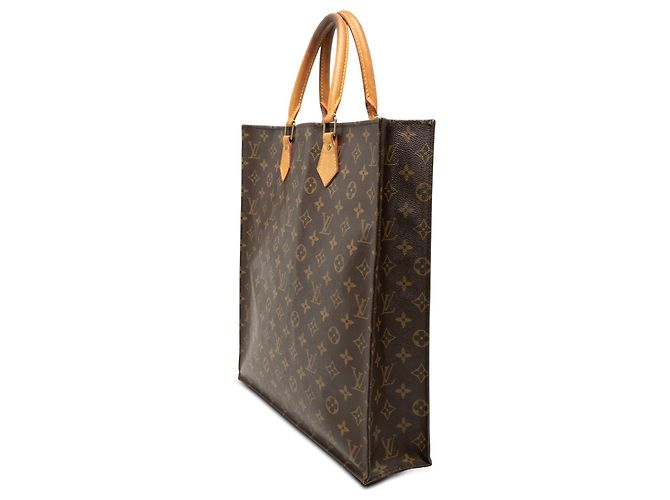 Louis Vuitton Brown Monogram Sac Plat Marrone - vista 2