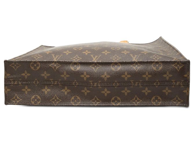 Louis Vuitton Brown Monogram Sac Plat Marrone - vista 3