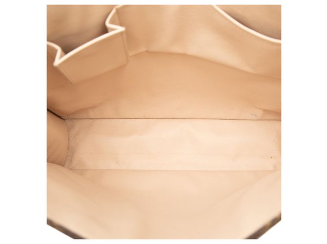 Louis Vuitton Brown Monogram Sac Plat Marrone - vista 4