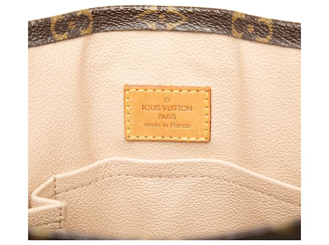 Louis Vuitton Brown Monogram Sac Plat Marrone - vista 5