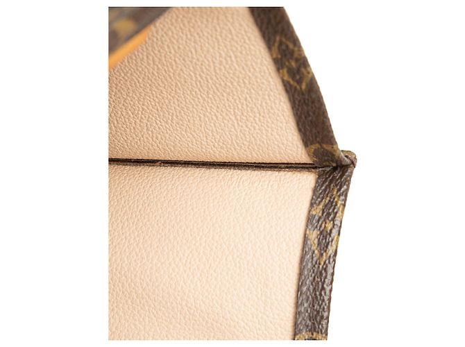 Louis Vuitton Brown Monogram Sac Plat Marrone - vista 6