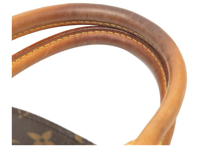Louis Vuitton Brown Monogram Sac Plat Marrone - vista 7