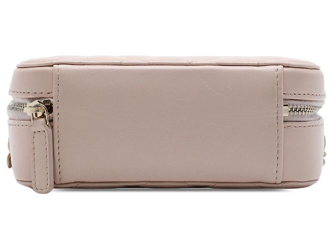 Borsa Camera Chanel Brown CC Quilted Lambskin Pearl Crush Marrone Carne - vista 3