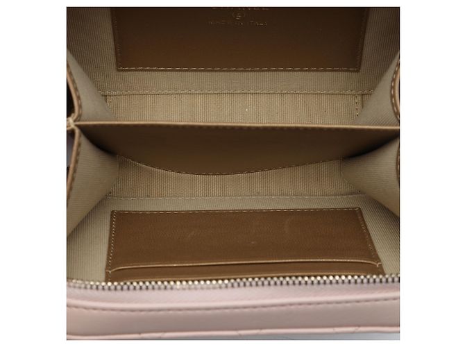 Borsa Camera Chanel Brown CC Quilted Lambskin Pearl Crush Marrone Carne - vista 4