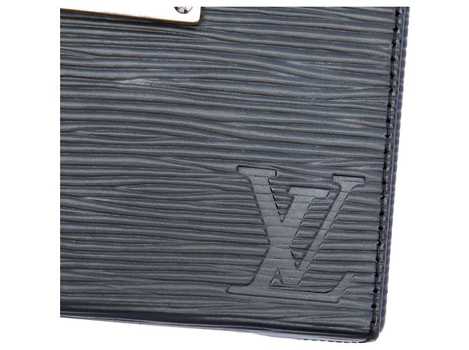 Louis Vuitton Black Epi Bleecker Box Nero - vista 5