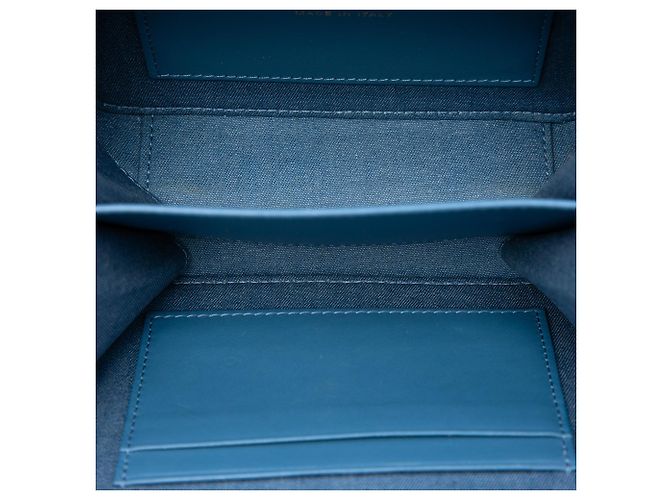 Chanel Blue Quilted Denim Pearl Crush Camera Bag - view 4