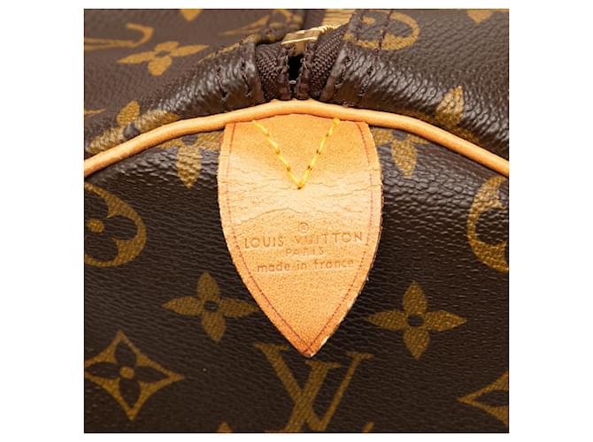 Louis Vuitton Brown Monogram Keepall 50 Marrone - vista 5