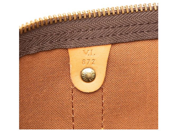 Louis Vuitton Brown Monogram Keepall 50 Marrone - vista 6