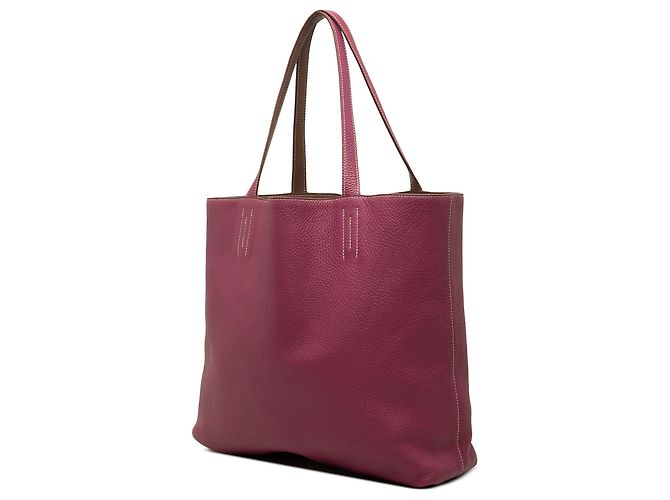 Hermès Pink Clemence Double Sens 36 Rosa - vista 2
