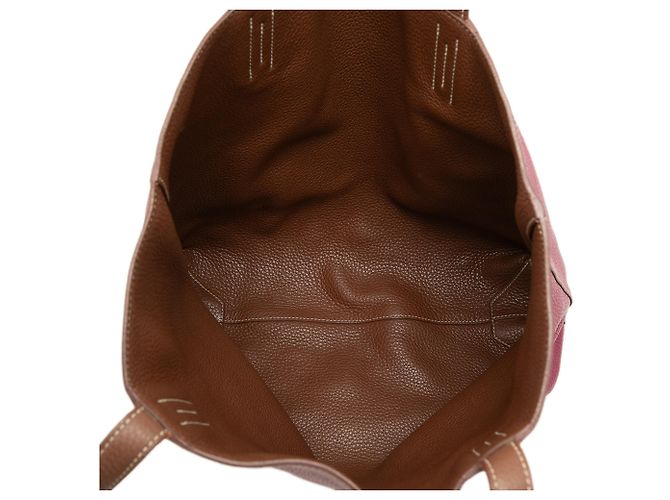 Hermès Pink Clemence Double Sens 36 Rosa - vista 4