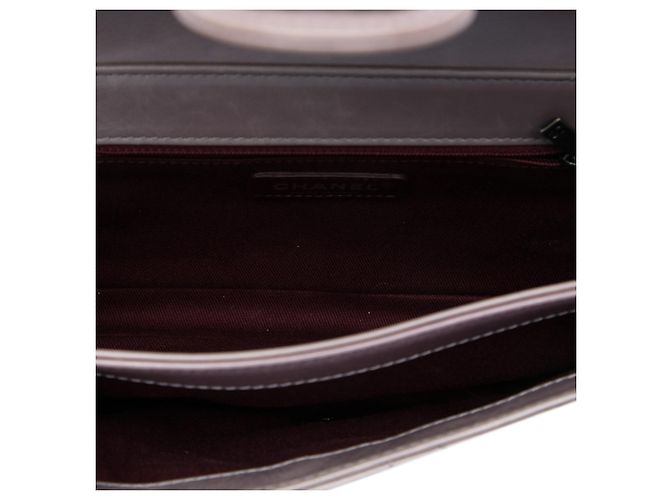 Chanel Purple Medium Quilted Aged Calfskin Perfect Edge Flap Violet - vue 4