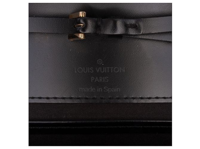 Louis Vuitton Black Epi Honfleur Nero - vista 5