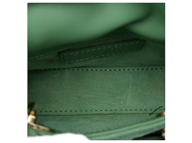 Dior Green Micro Lambskin Cannage Lady Dior Verde - vista 4