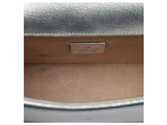 Gucci Silver Medium Calfskin Dionysus Crossbody Argento - vista 4