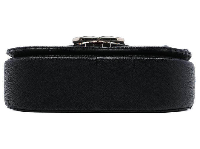 Chanel Black Paris Cuba Medium Quilted Caviar Thread Around Flap Nero - vista 3