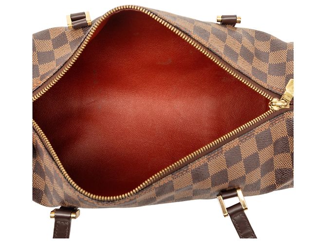 Louis Vuitton Brown Damier Ebene Papillon 30 Marrone - vista 4